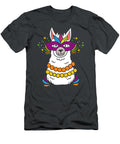 Alpaca Llama Mardi Gras Julie Hurst T-Shirt