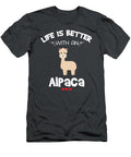 Alpaca Lover Gift Life Is Better with an Alpaca Gift James C T-Shirt