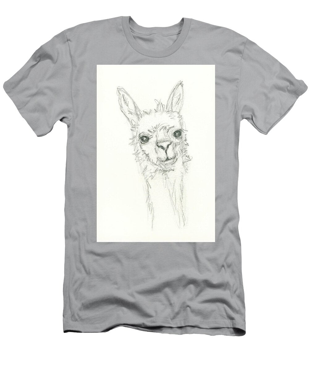 Alpaca Portrait Karen Kaspar T-Shirt