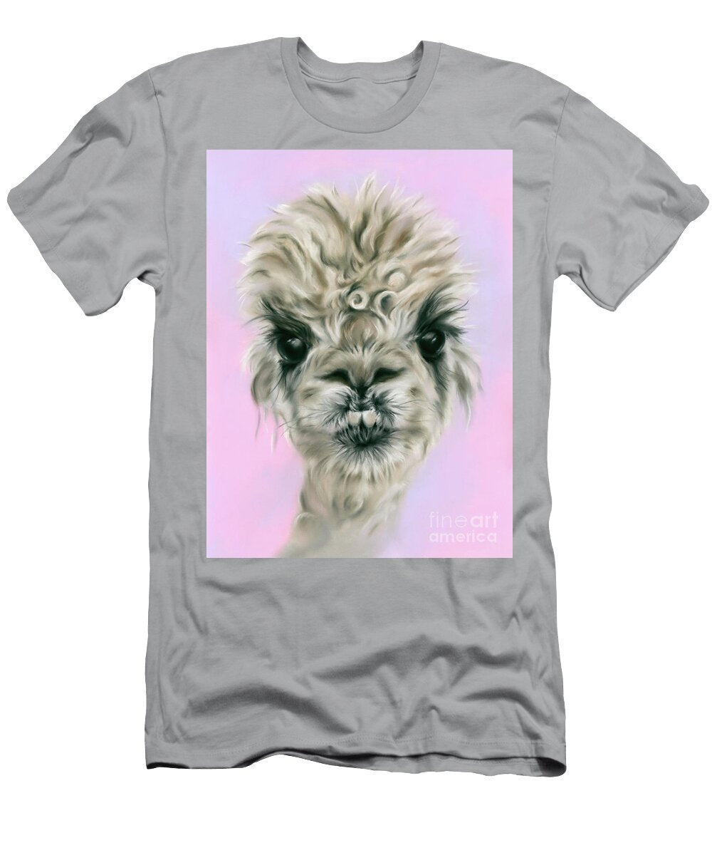 Alpaca Pretty on Pink and Purple Mm Anderson T-Shirt
