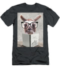 Alpaca Reading Love on the Farm Lori Deiter T-Shirt