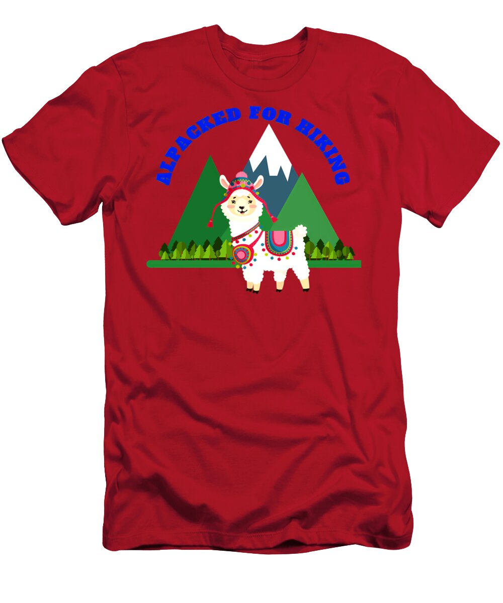 Alpaca Ready for Adventure Kenvin Tran T-Shirt