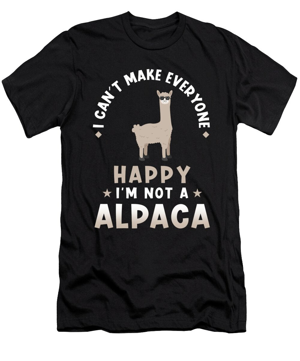 Alpaca Saying Funny Manuel Schmucker T-Shirt