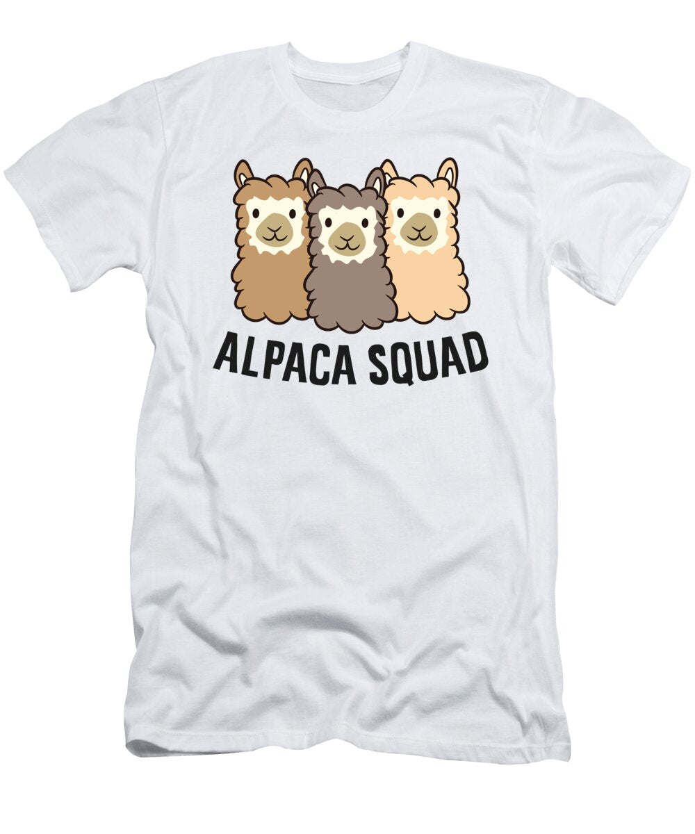 Alpaca Squad Funny Alpaca Lover Eq Designs T-Shirt