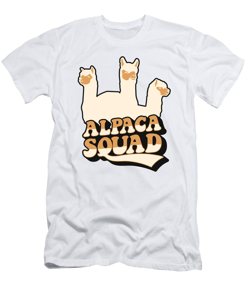 Alpaca Squad Llama Vicuna Guanaco Breeder Alpaca Graphics Lab T-Shirt