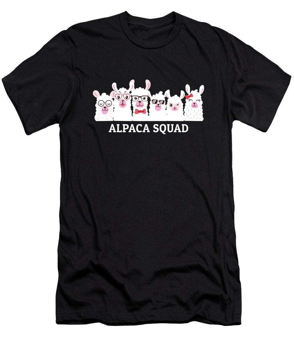 Alpaca Squad Vicuna Guanaco Llama Breeder Alpaca Marco Rothe T-Shirt
