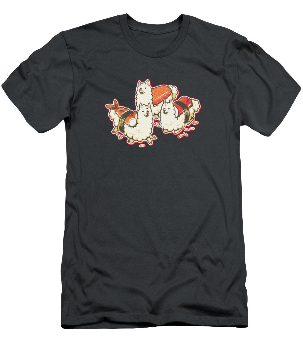 Alpaca Sushi Niguiri Sibainu T-Shirt