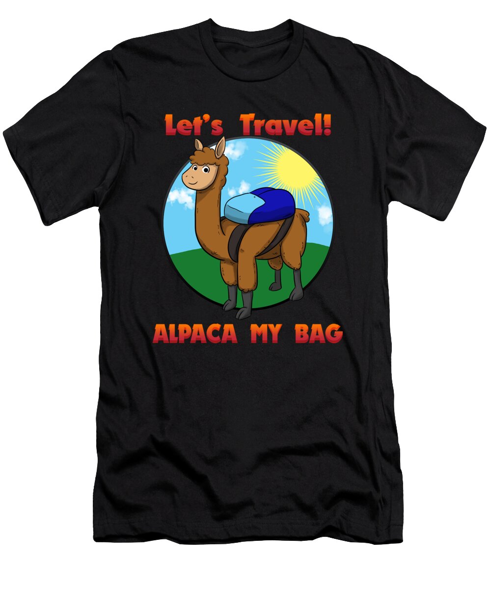 Alpaca Travel Steven Zimmer T-Shirt