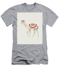 Alpaca White Animal Llama and Flowers Julia July T-Shirt