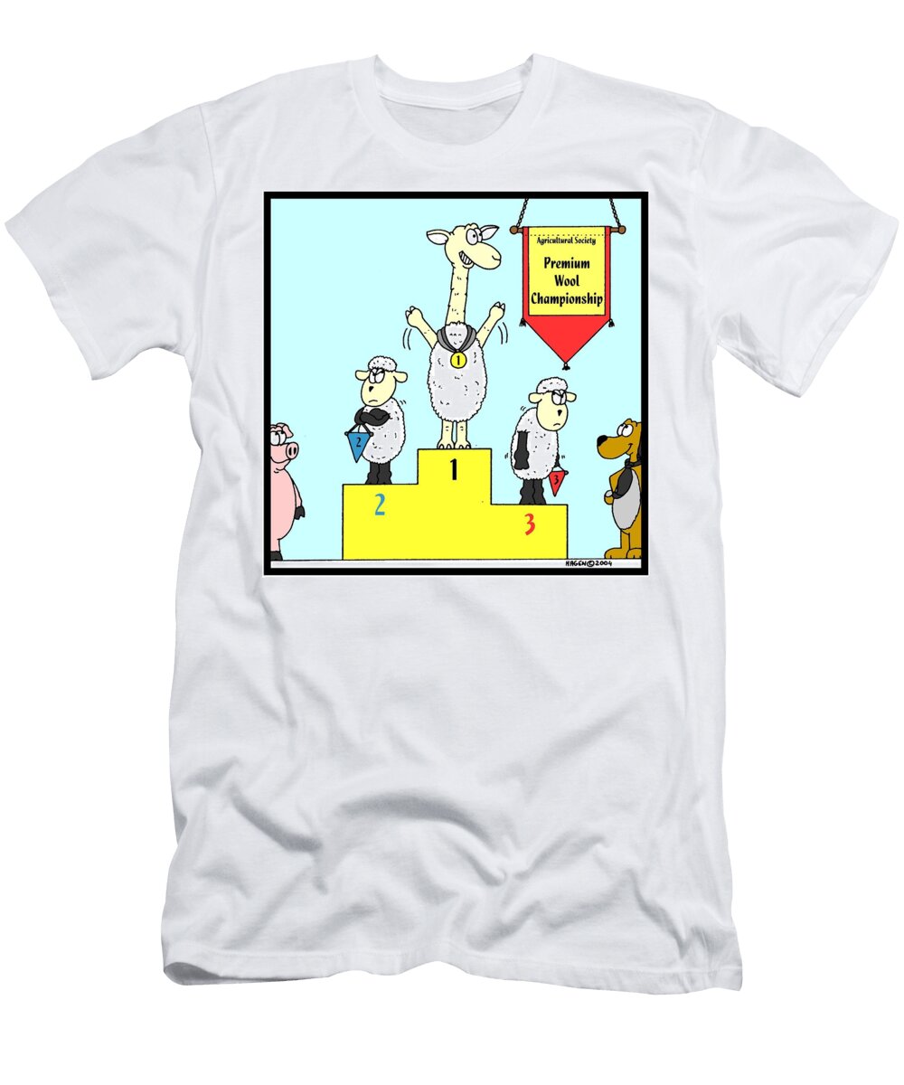 Alpaca Winning Premium Wool Championship Hagen T-Shirt