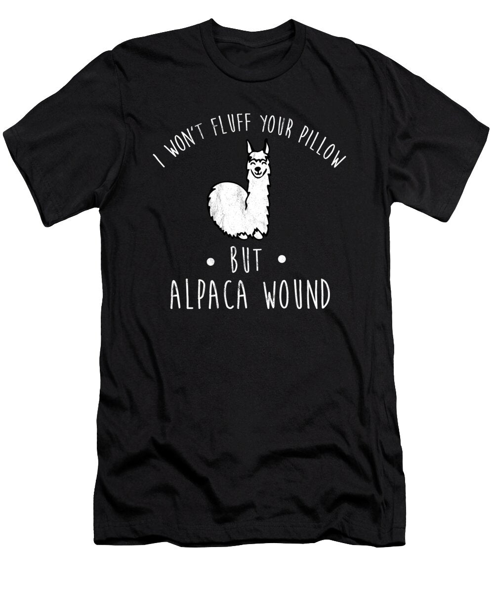 Alpaca Wound Wound Care Nurse Trauma Er Ems Gift Noirty Designs T-Shirt