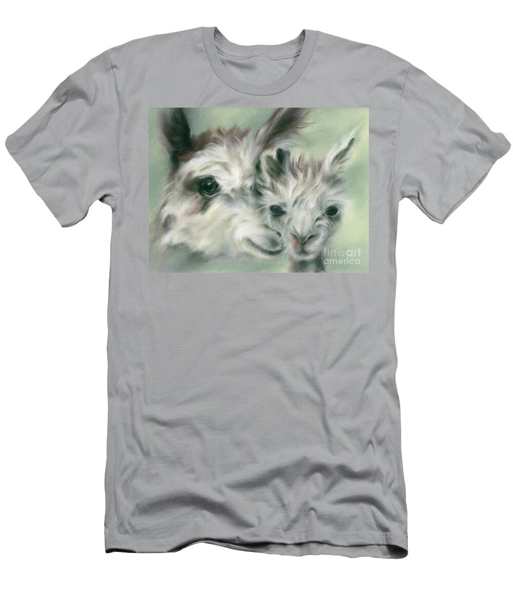 Alpaca Youngster and Mother Mm Anderson T-Shirt