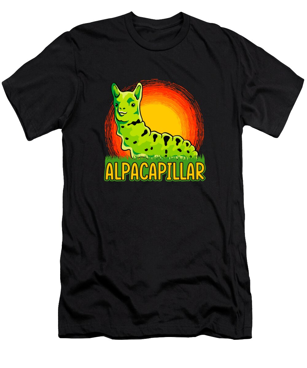 Alpacapillar Funny Alpaca Llama Lover Pun Luke Moore T-Shirt