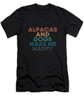Alpacas and Dogs Make Me Happy Gift for Alpacas and Dogs Fans Kendo T-Shirt