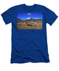 Alpacas and Mt Huayna Potosi Bolivia James Brunker T-Shirt
