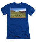 Alpacas in Painted Landscape Aidan Moran T-Shirt