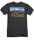 Alpacas Lake Chungara and Parinacota Volcano Chile James Brunker T-Shirt
