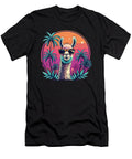 Alpaka Retro Sunset Alpaka Sunglasses Alpacas Steven Zimmer T-Shirt