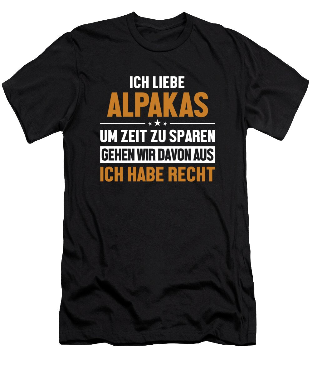 Alpakaliebe Hat Immer Recht Guanaco Llama Vicuna Alpaca Graphics Lab T-Shirt