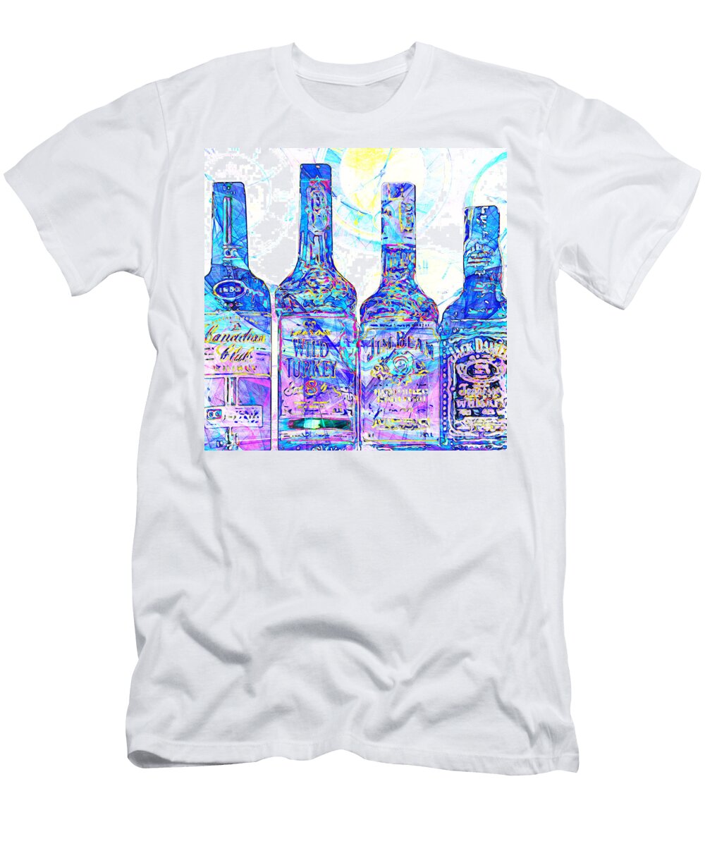 Always Carry a Bottle of Whiskey in Case of Snakebite 20140917 V1 Square Wingsdomain Art and Photography T-Shirt
