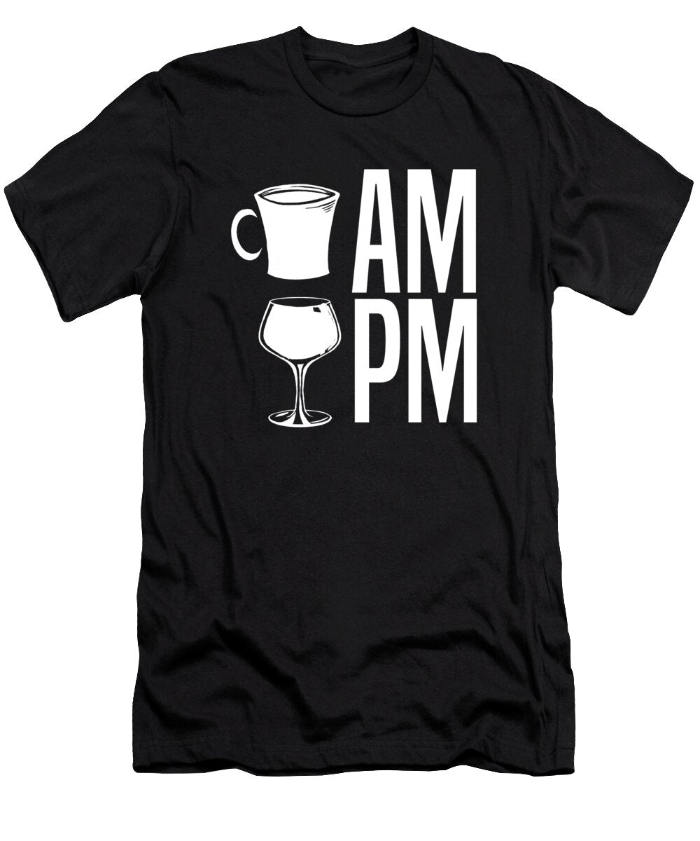 Am Pm Barista Roaster Cafe Roasting Coffee Wine Crazy Squirrel T-Shirt