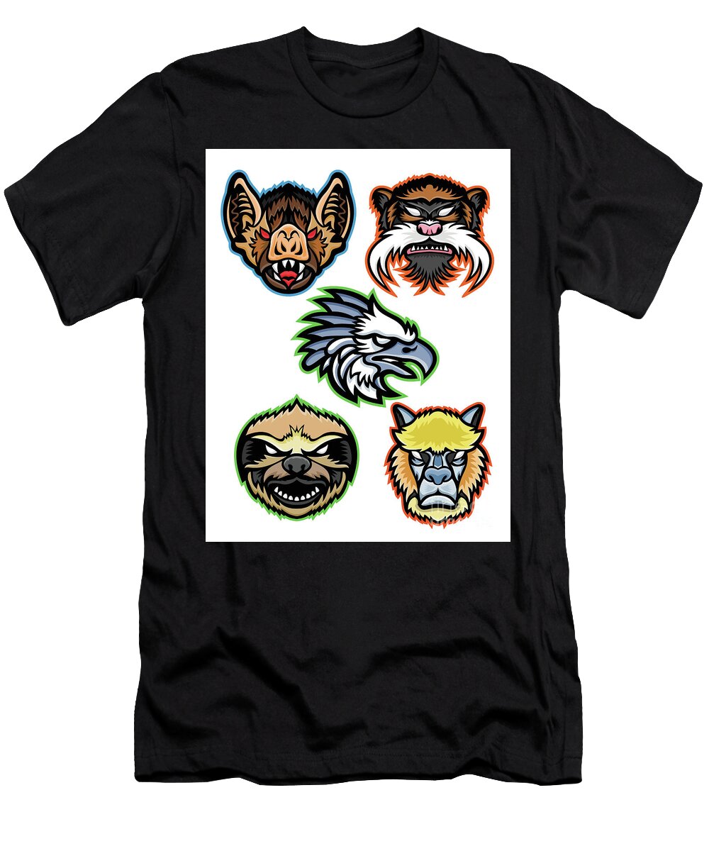 Amazon Wildlife Animals Mascot Collection Series Aloysius Patrimonio T-Shirt