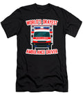Ambulance Driver Worlds Okayest Ambulance Driver Print Alessandra Roth T-Shirt