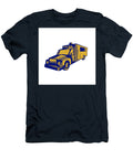 Ambulance Emergency Vehicle Truck Woodcut Aloysius Patrimonio T-Shirt