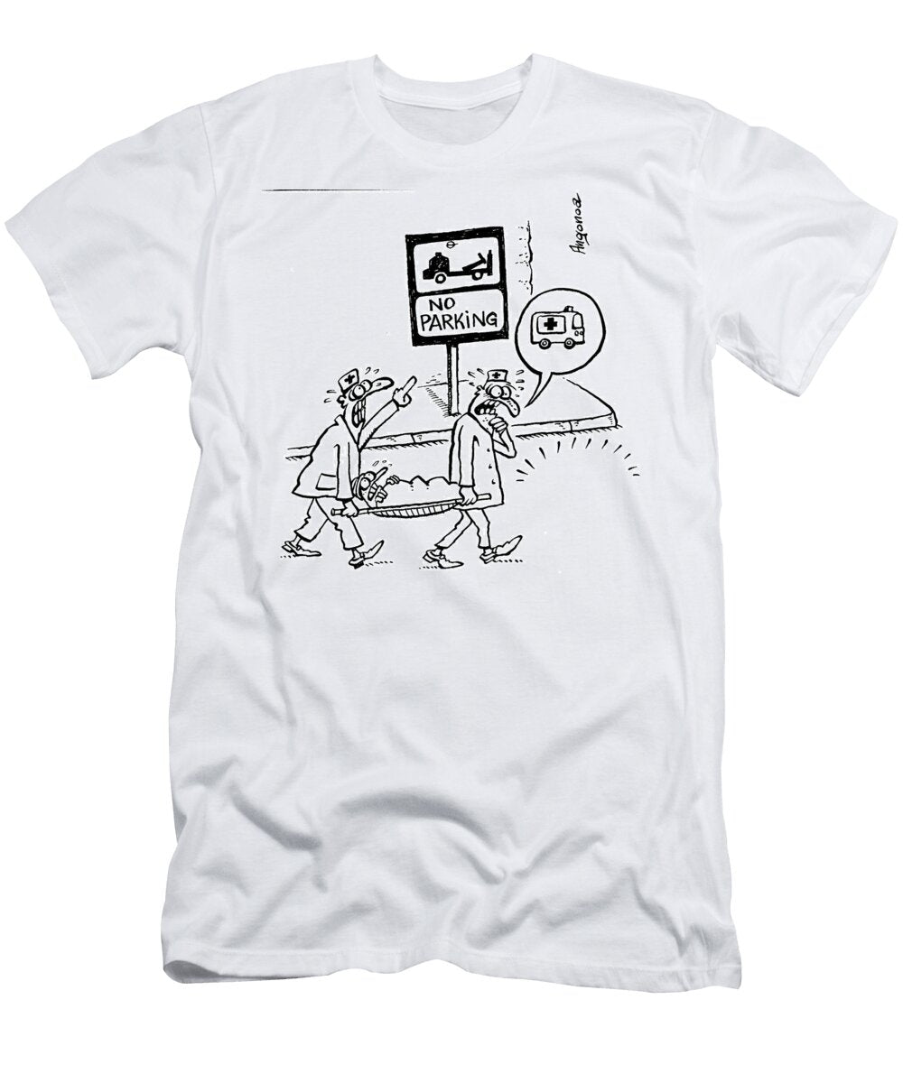Ambulance Towed From a No Parking Zone Angonoa T-Shirt