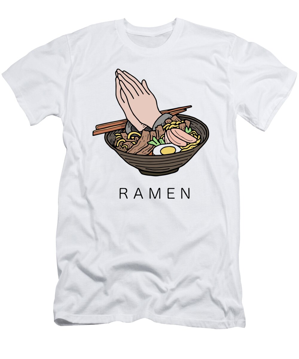 Amen Ramen Phone Jesus Chef Christopher Coburn T-Shirt