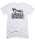 America Mining Mining Trucker Mine Coal Mine Truck Tshirtconcepts Marvin Poppe T-Shirt