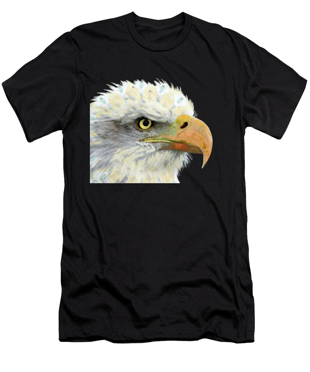 American Bald Eagle Bird Eagle Eye Sharon Cummings T-Shirt
