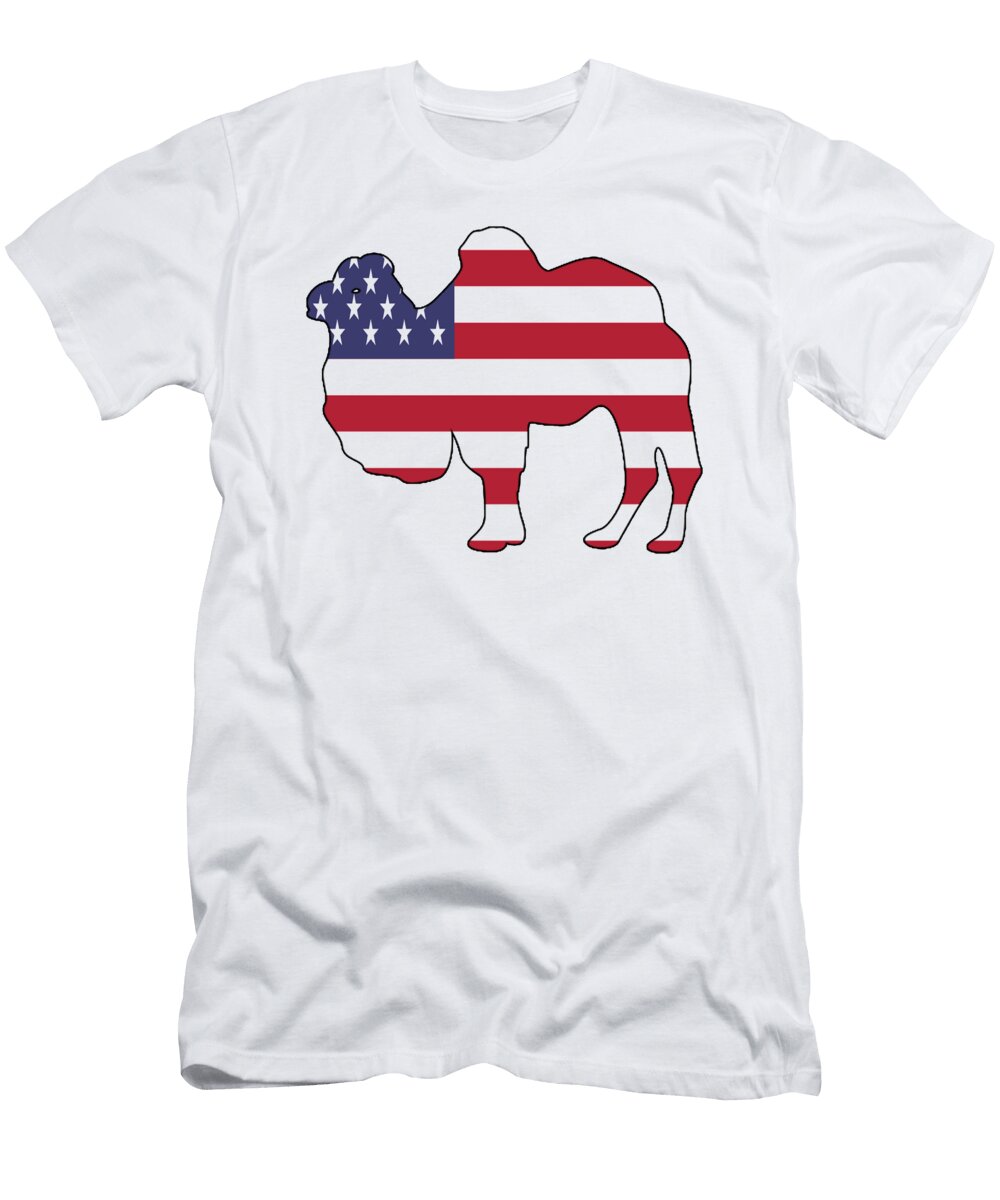 American Flag Alpaca Happy 4th of July Go Osiris T-Shirt