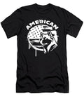 American Flag Husky Dog Tinh Tran Le Thanh T-Shirt