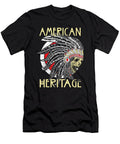 American Heritage Indian Tribe Chief Skull Native Shannon Nelson Art T-Shirt