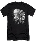 American Motorcycle Skull Native Indian Eagle Shannon Nelson Art T-Shirt
