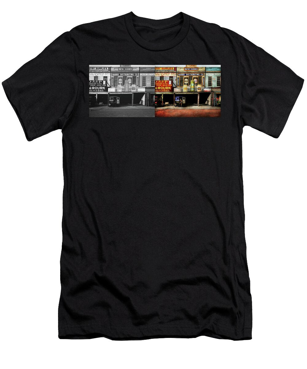 Americana Signs Feeding Time 1936 Side By Side Mike Savad T-Shirt