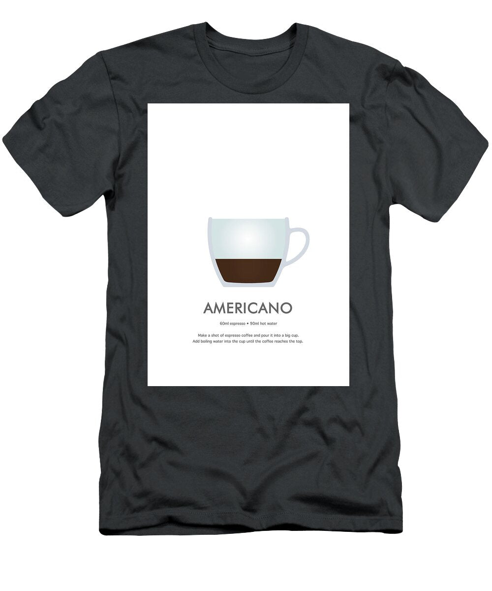 Americano Coffee Illustration Dennson Creative T-Shirt