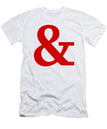 Ampersand in Red Typewriter Style Custom Home Fashions T-Shirt