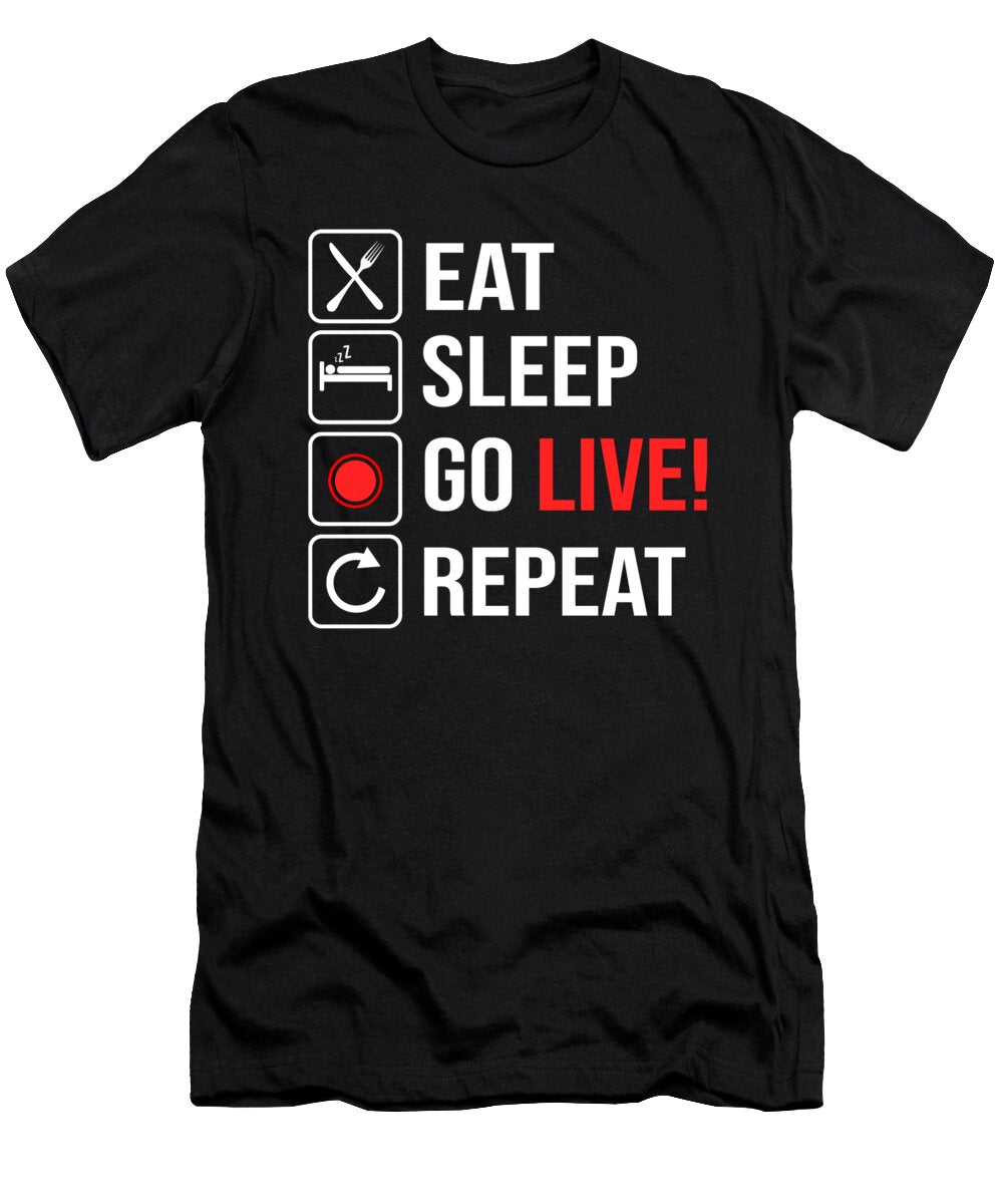 Amusingly Live Routine Adrian Brendel Art T-Shirt