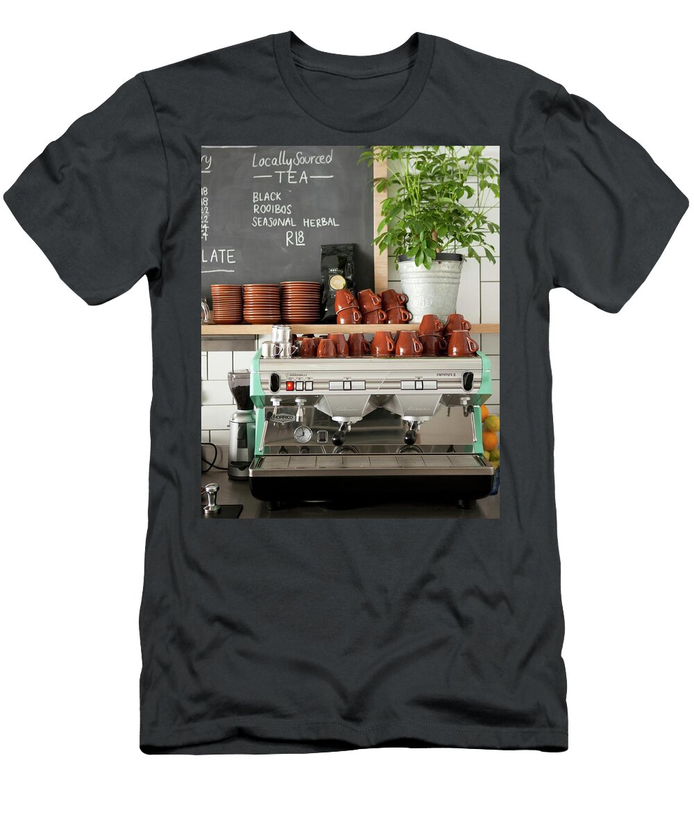 An Espresso Machine in a Ice Cream Cafe Great Stock T-Shirt