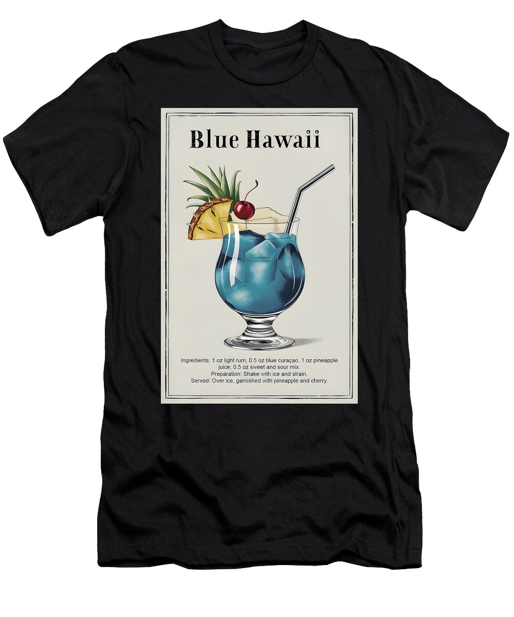 An Island Classic Blue Hawaii Cocktail Dale Kincaid T-Shirt