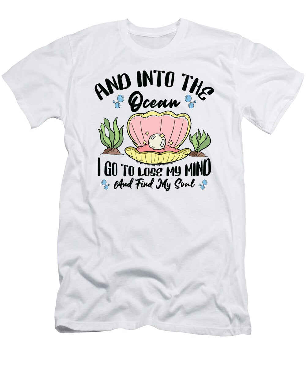 And Into the Ocean Scuba Diver Marine Life Diving Toms Store T-Shirt
