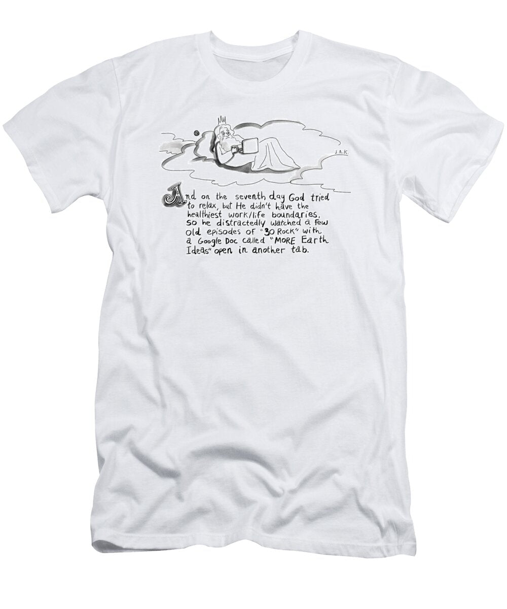 And on the Seventh Day Jason Adam Katzenstein T-Shirt