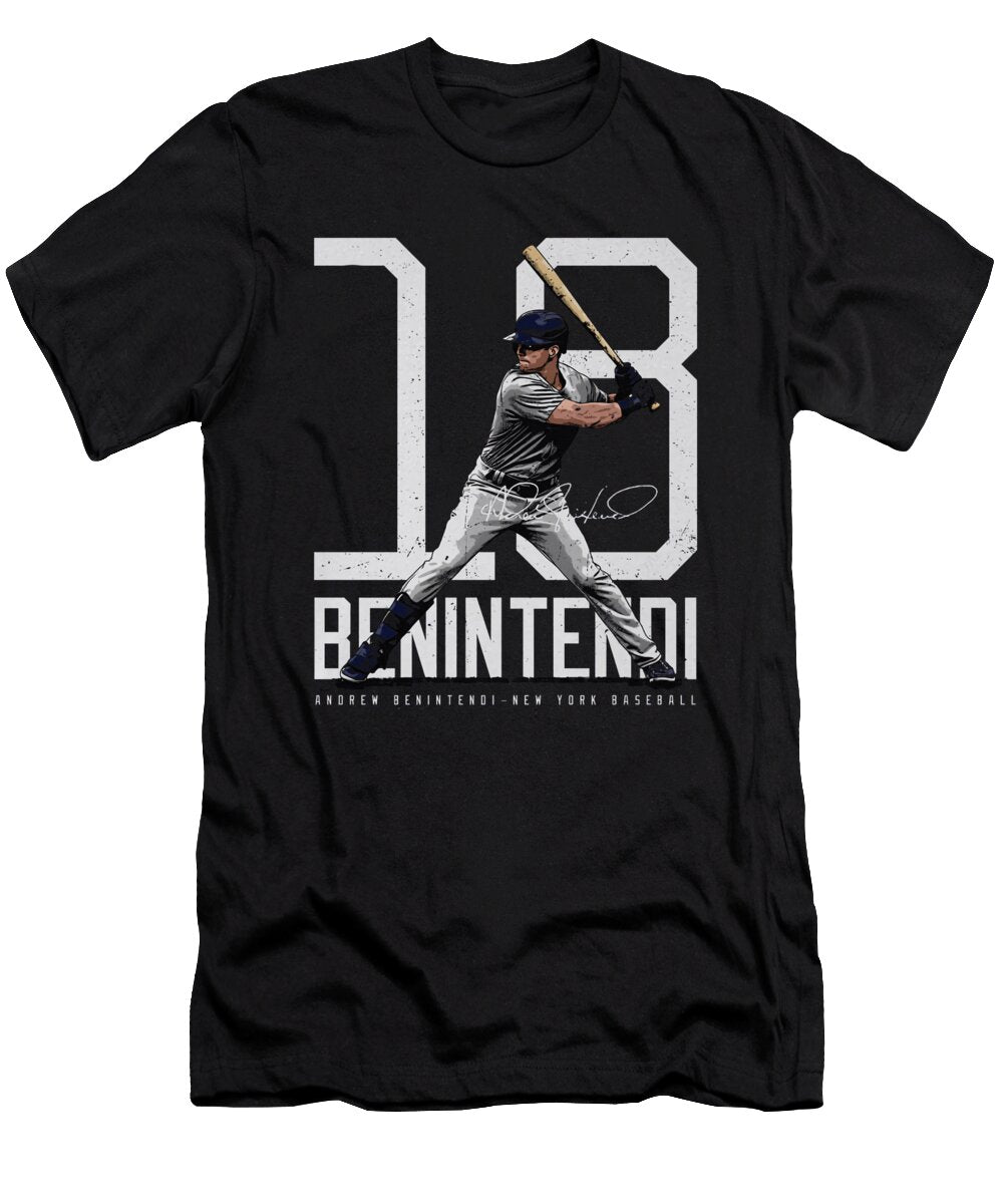 Andrew Benintendi New York Y Bold Number Ihsan Sirin T-Shirt