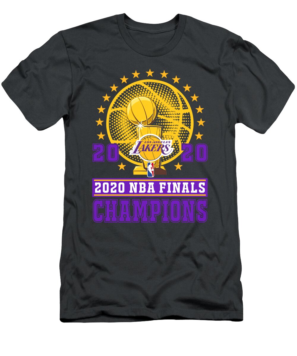 Angeles Dodgers 2020 NBA Finals Champions Design Black Hailey Johnson T-Shirt