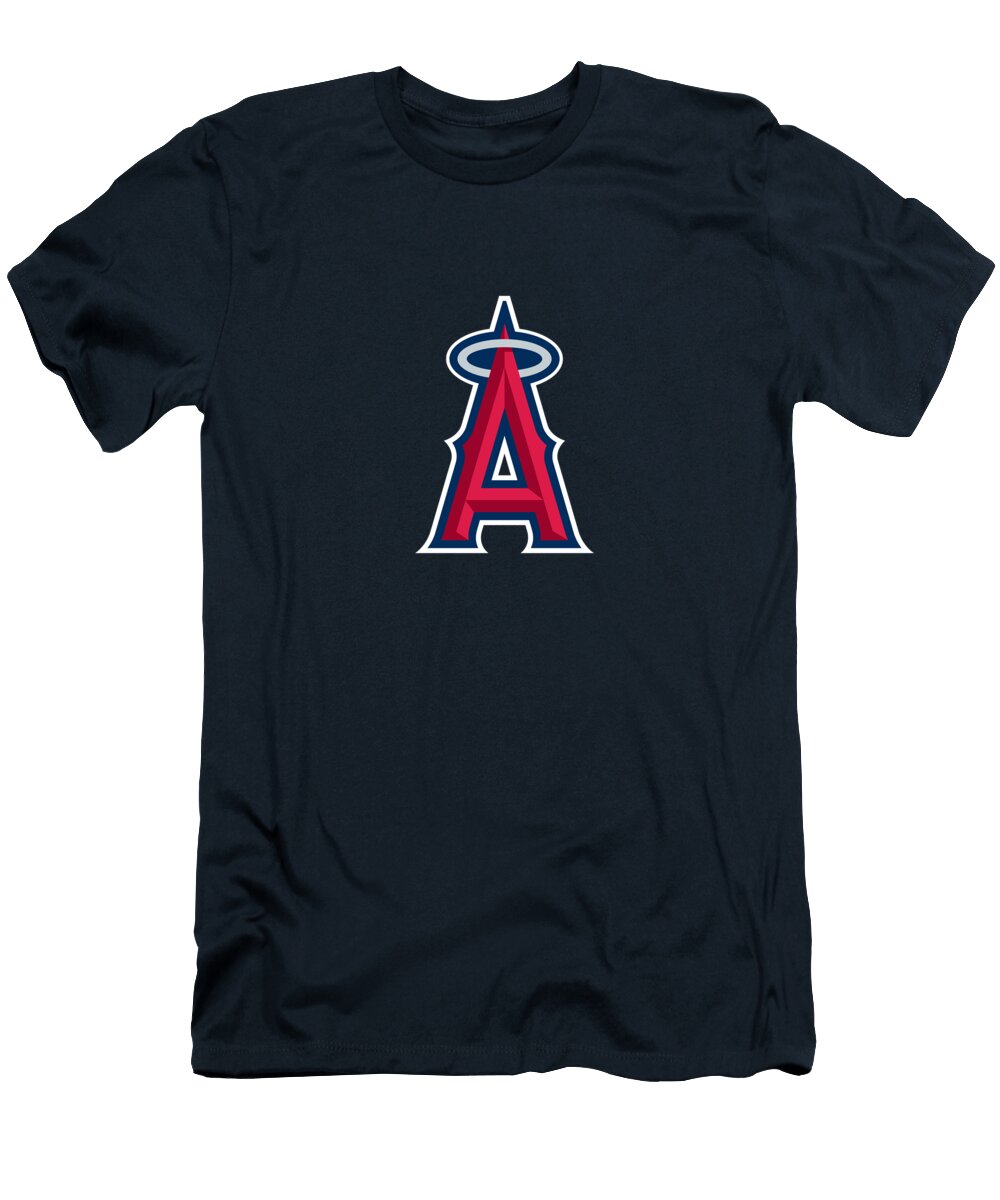 Angels Anaheim Logo Team Roberts Louis M T-Shirt