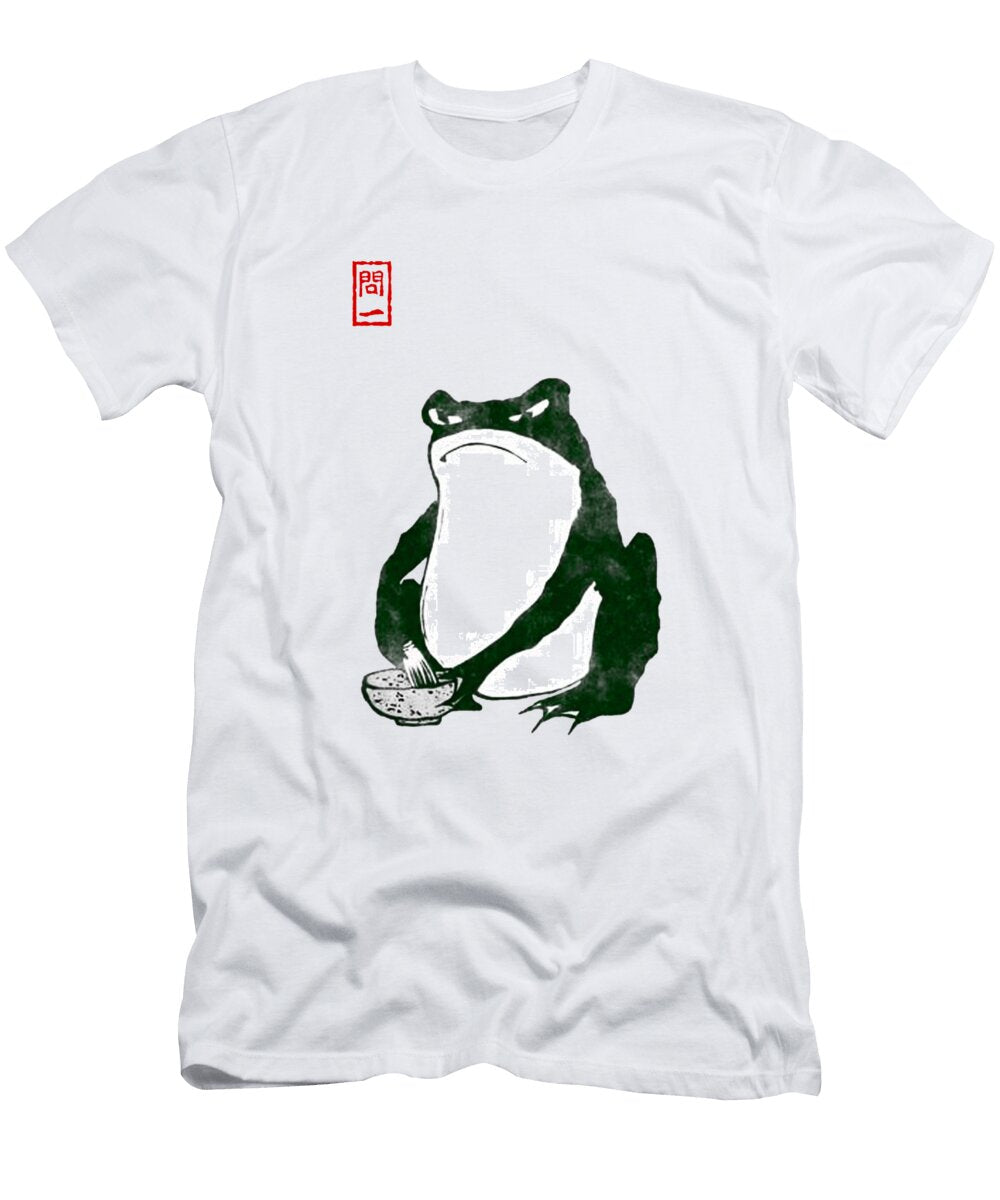 Angry Japanese Frog Anne Moss T-Shirt