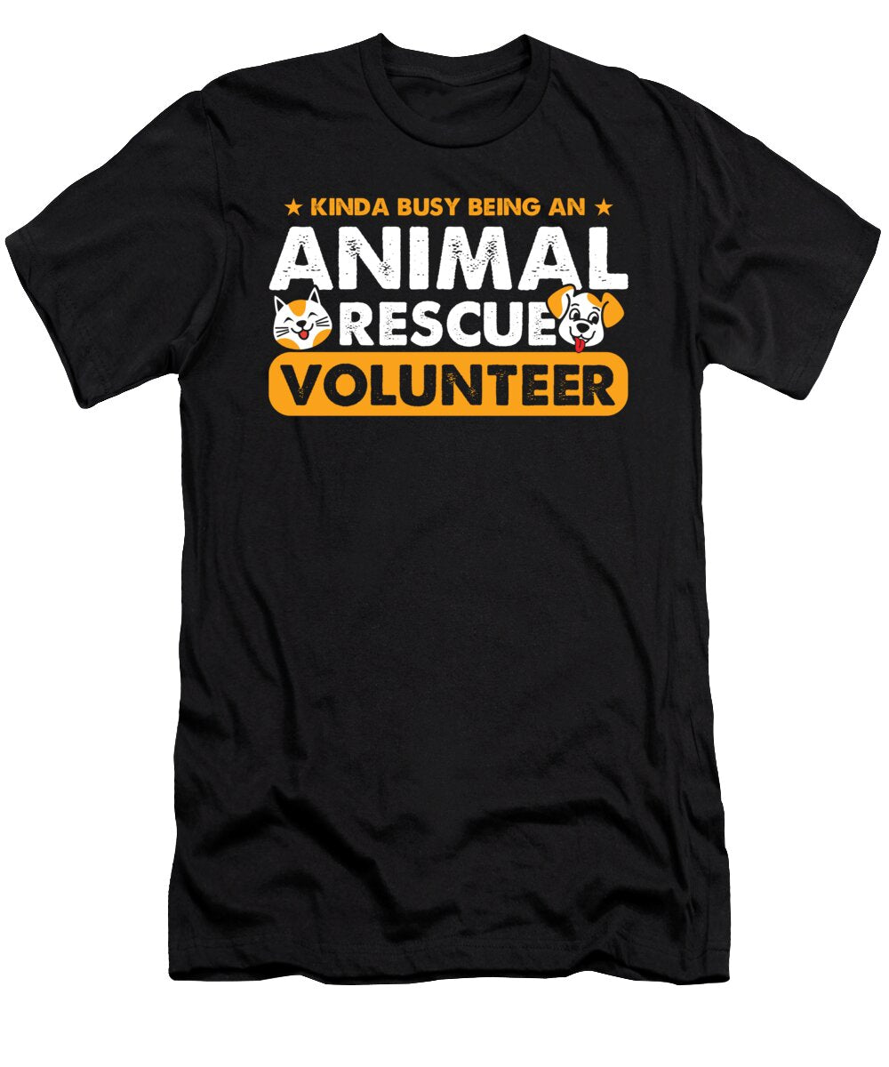 Animal Rescue Volunteer Volunteering Volunteers Charity Gift Thomas Larch T-Shirt