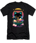 Anime Cat Eating Ramen Japanese Ramen Cat Japan Zyneu Gangd T-Shirt